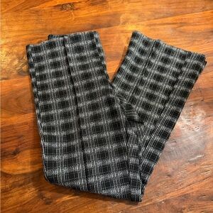 Black and White Plaid Pants